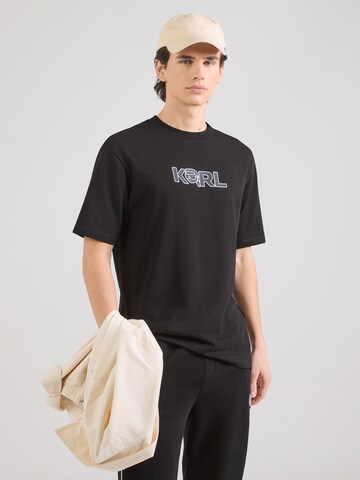 Karl Lagerfeld Shirt in Black: front
