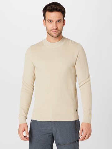 No Excess Sweater in Beige: front