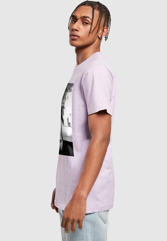 Mister Tee Shirt 'Beach Daze' in Purple