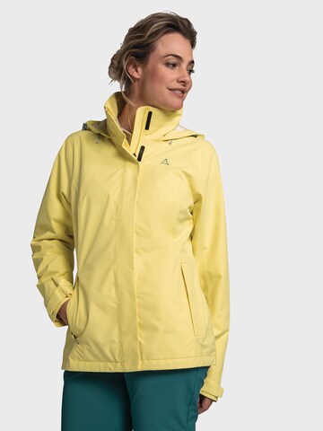 Schöffel Outdoor Jacket in Yellow: front