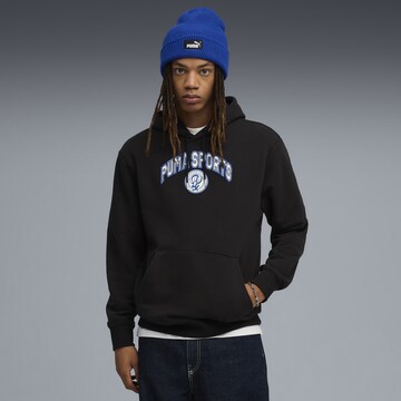 Sweat-shirt 'Wardrobe Essentials' PUMA en noir : devant