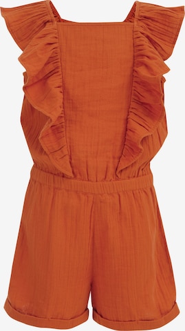 WE Fashion Kombinezon w kolorze pomarańczowy: przód