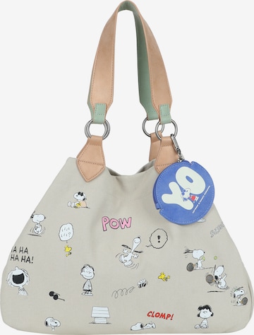 Fritzi aus Preußen Tasche 'PeanutsTM x fritzi Izzy Medium Confetti' in Beige: Vorderseite
