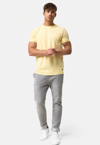 T-Shirt ' Kloge ' INDICODE JEANS en jaune