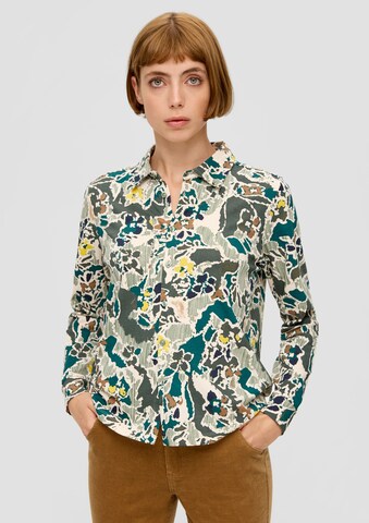 s.Oliver Blouse in Beige: voorkant