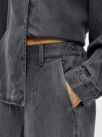 OBJECT Loosefit Jeans in Schwarz