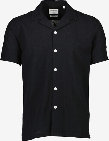 Lindbergh Regular fit Traditional Button Up Shirt in Black: front
