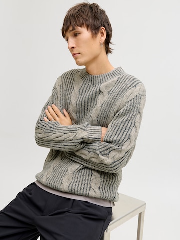 Jack & Jones Premium Tröja 'JPRBLUCARL' i grå