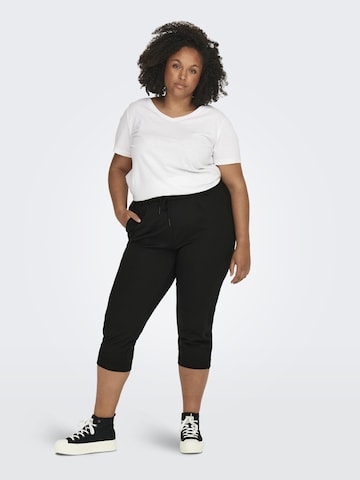ONLY Carmakoma Regular Pleat-Front Pants in Black