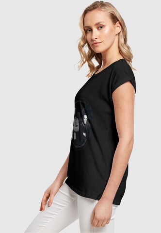 ABSOLUTE CULT T-Shirt 'Captain Marvel - Nick Fury Shield' in Schwarz