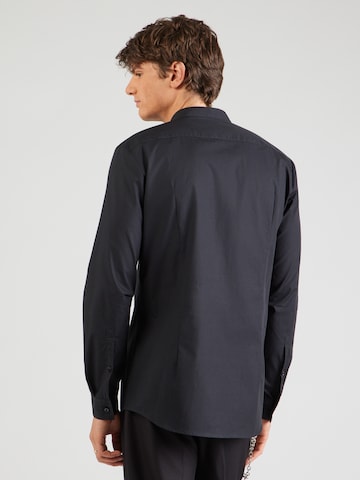 HUGO Úzky strih Košeľa 'Kaleb' - Čierna