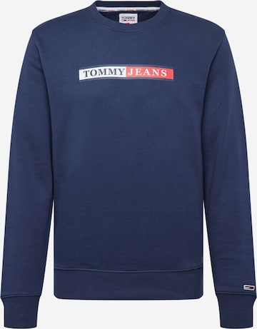 Tommy Jeans Sweatshirt in Blue: front