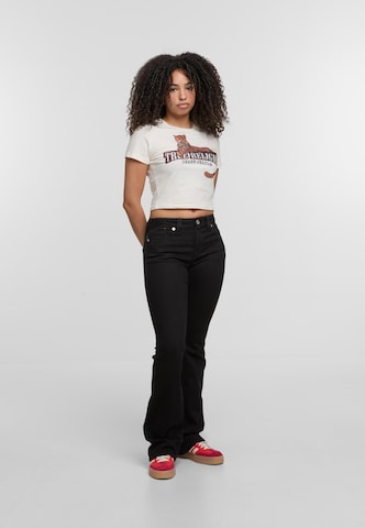 Maglietta 'Crystal Leopard' di True Religion in bianco
