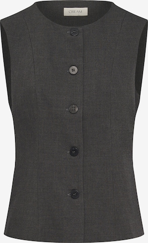 Gilet 'Longe' Cream en gris : devant