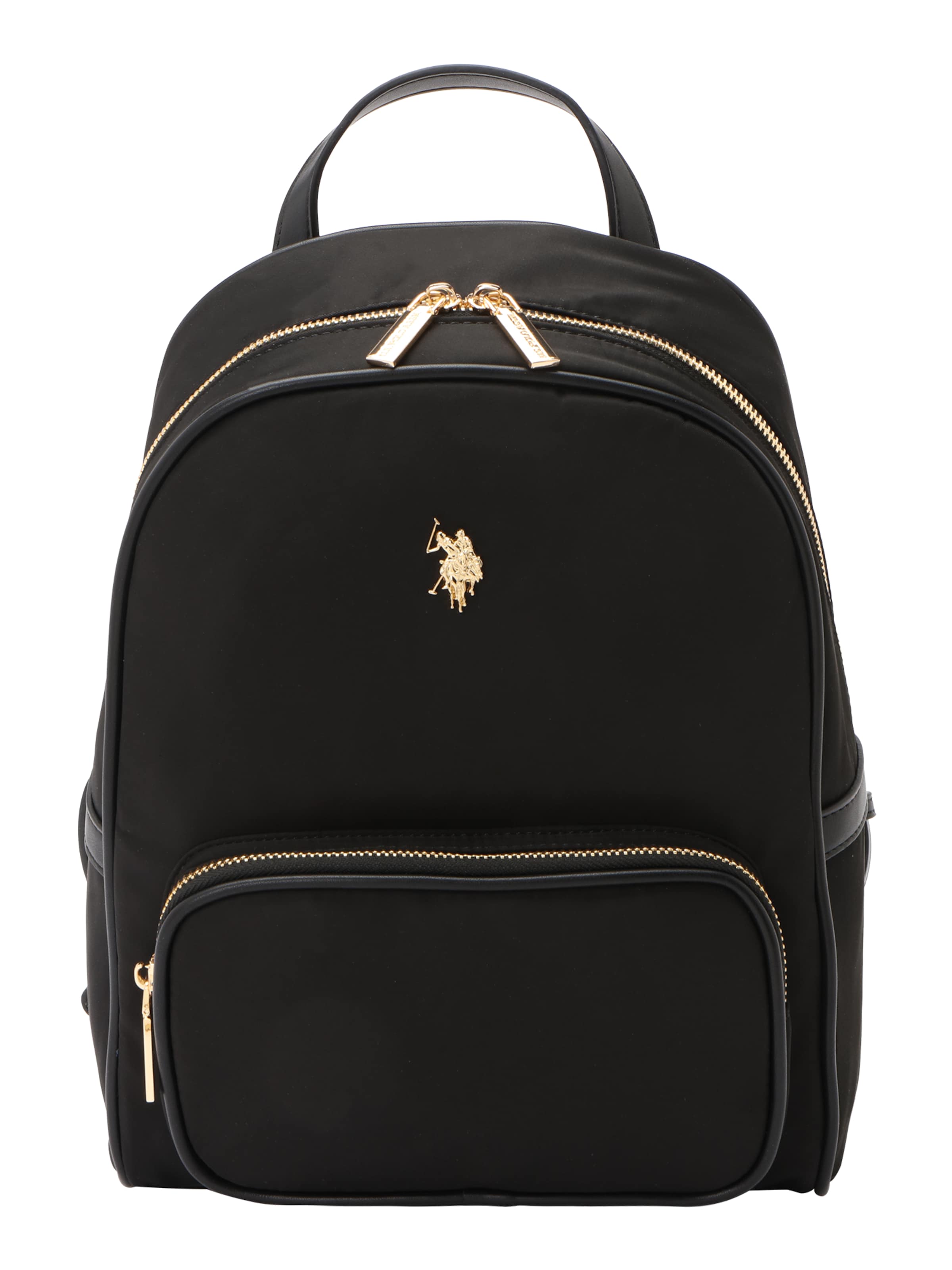 U.S. POLO ASSN. Hátizsák 'Houston' - fekete: elől