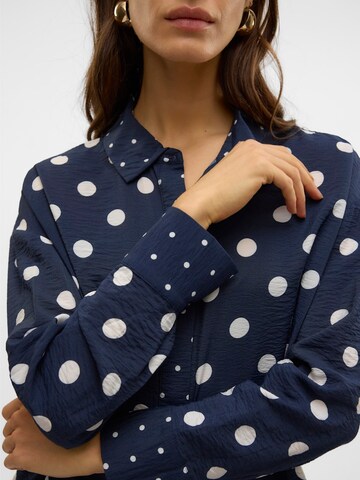 VERO MODA Bluse i blå
