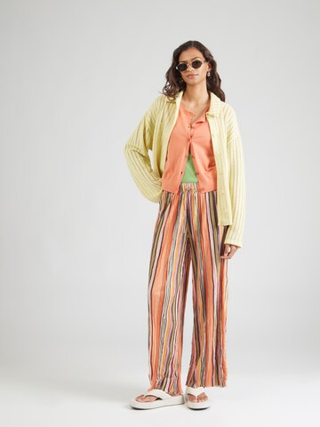 TOPSHOP Loosefit Kalhoty – oranžová