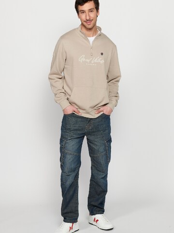 Sweat-shirt KOROSHI en beige