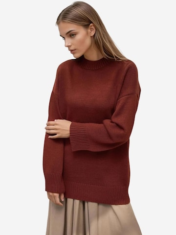 Hiccup Pullover in Braun: Vorderseite