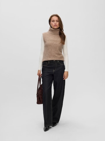 VERO MODA Gebreid vest 'VMEverlee' in Beige