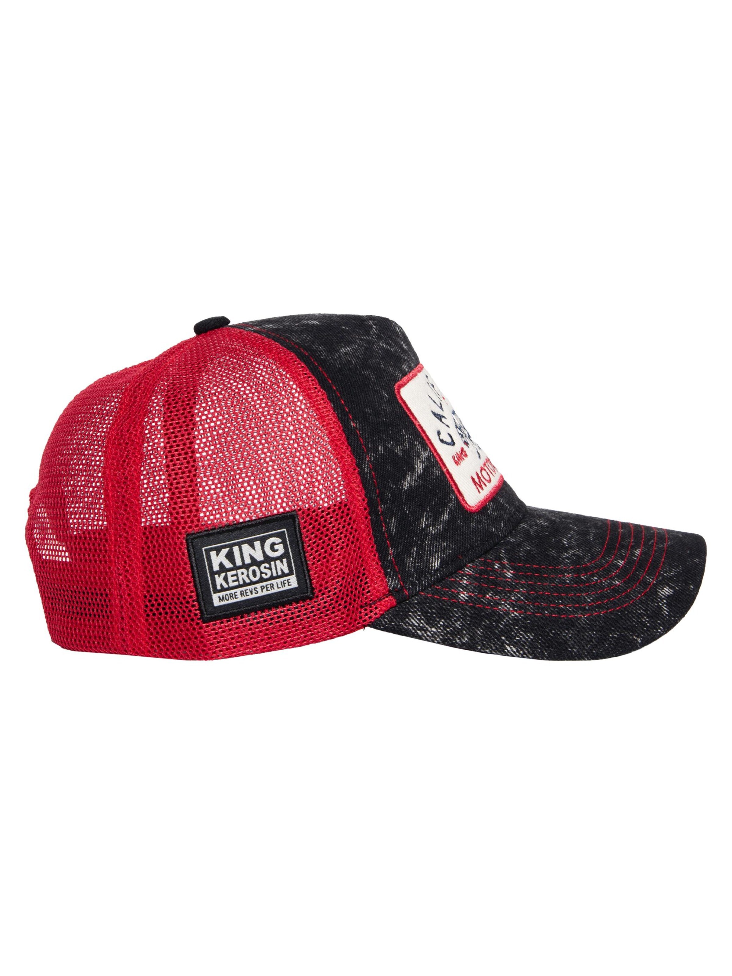King Kerosin Cap 'California'‌‌‌‌‌‌‌‌ in Schwarz