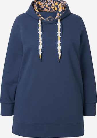 LAURASØN Sweatshirt in Blue: front