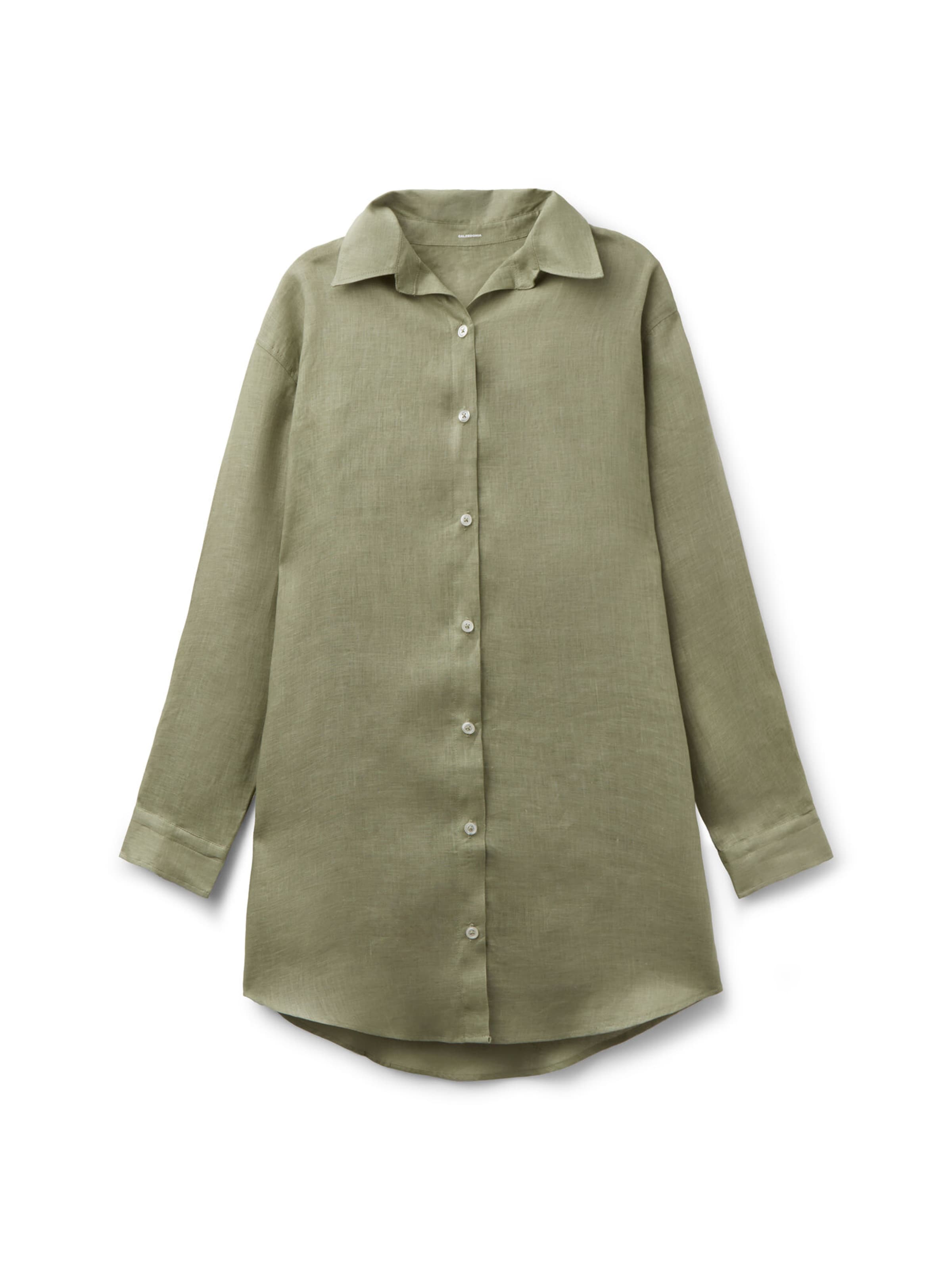 CALZEDONIA Bluse in Grün: Vorderseite