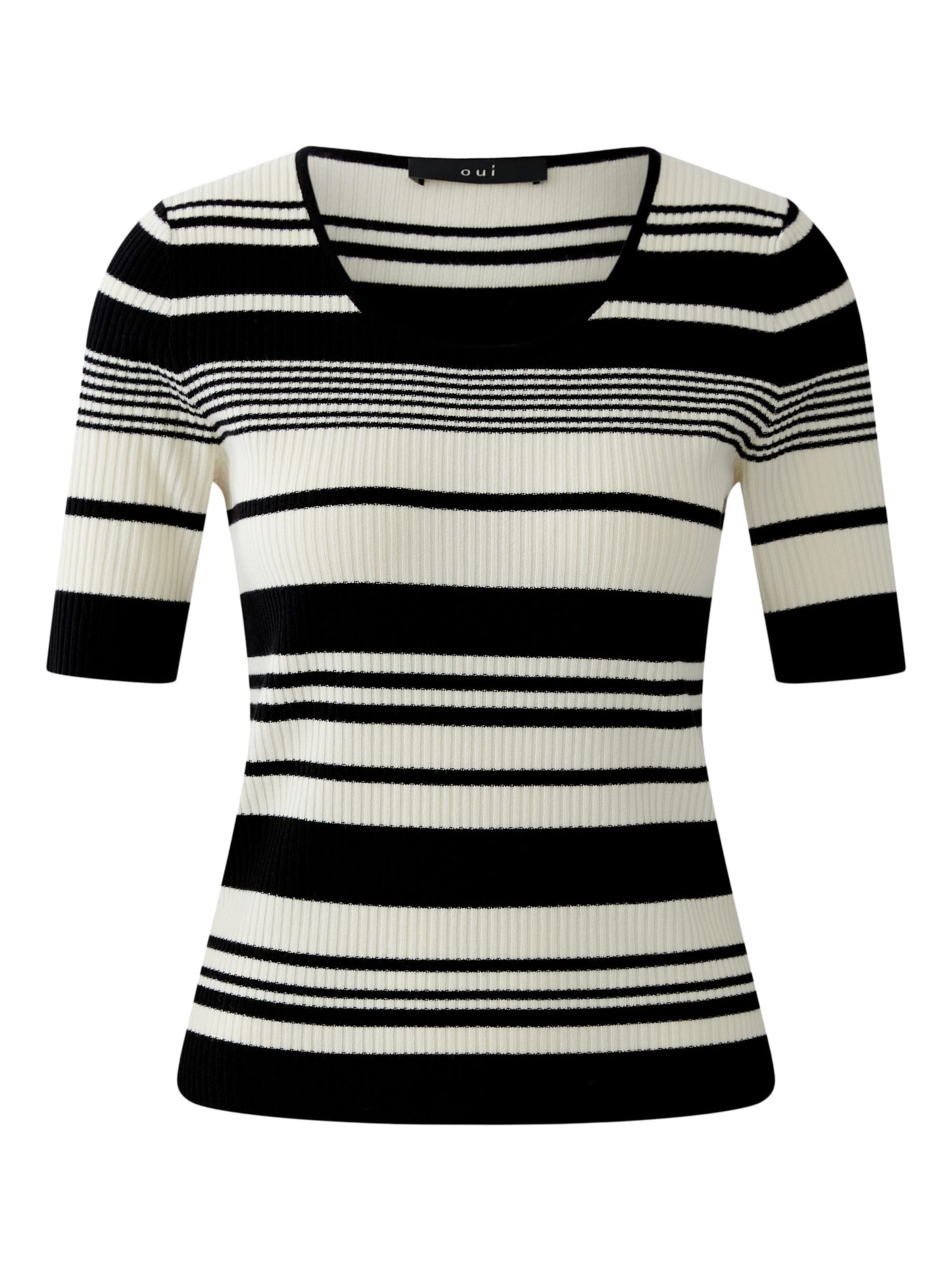 OUI Pullover in Schwarz: Vorderseite