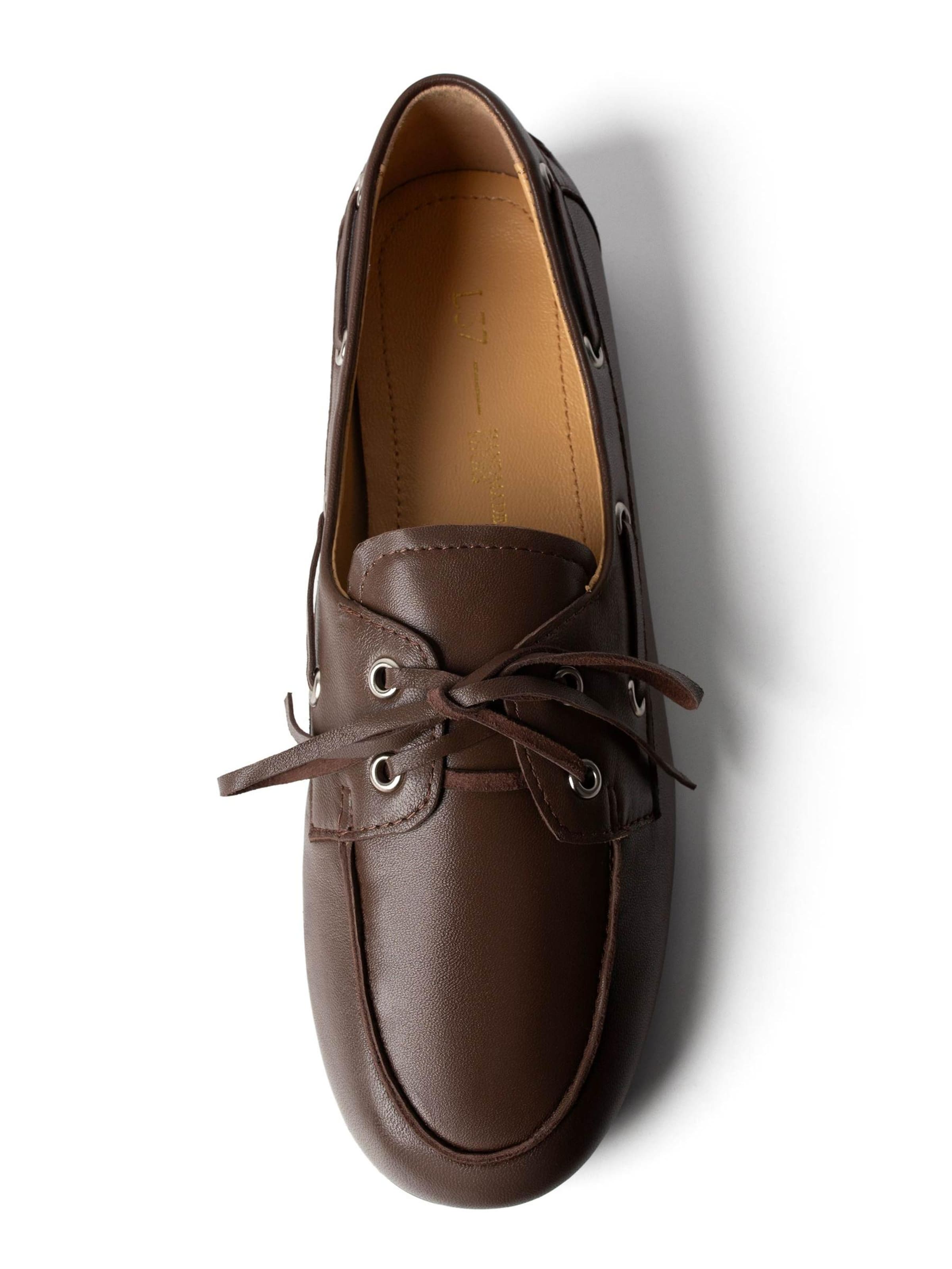 L37 HANDMADE SHOES Mocassins 'SLOW LIFE' in Bruin