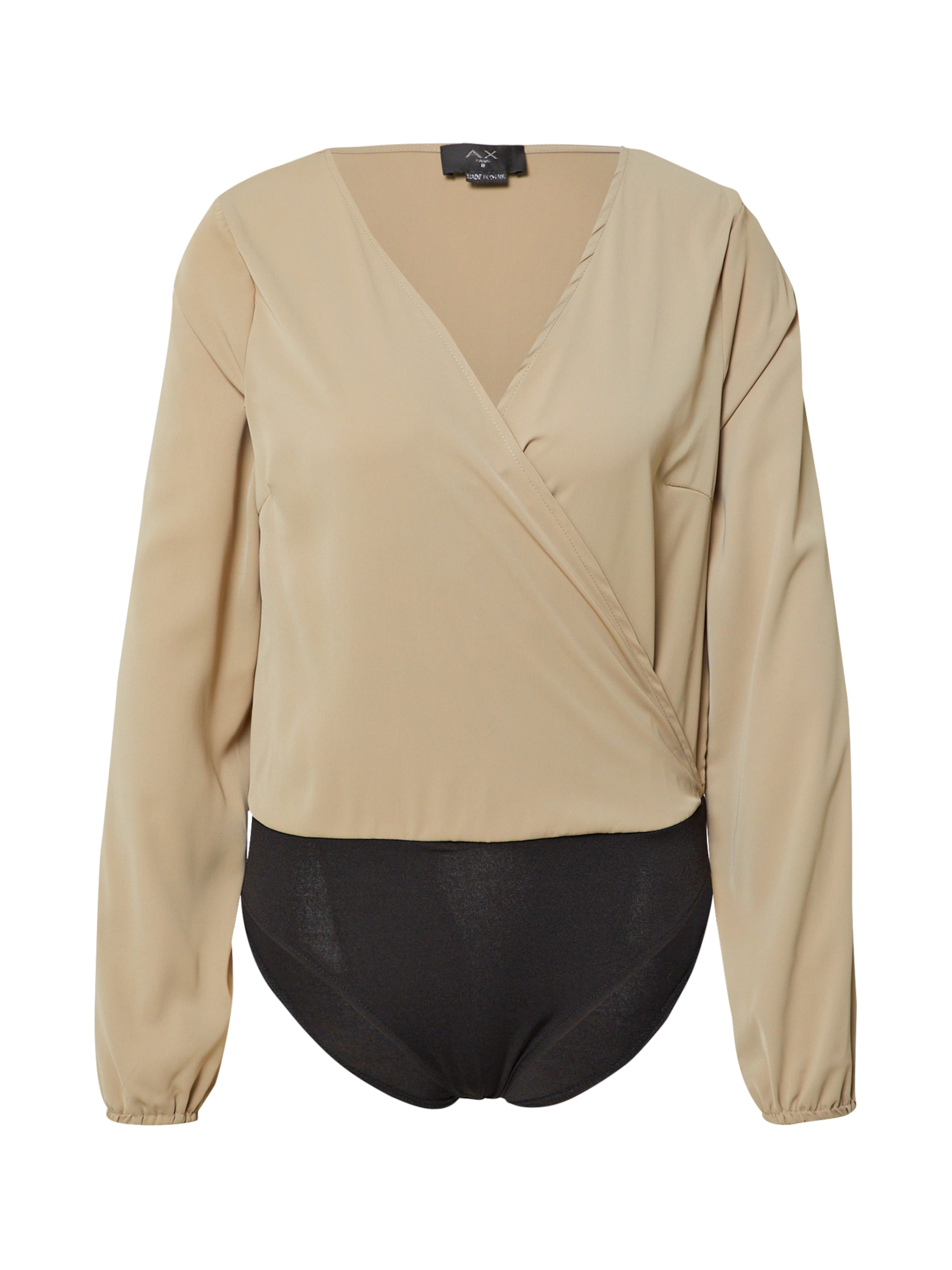 AX Paris Blusenbody in Grau: Vorderseite