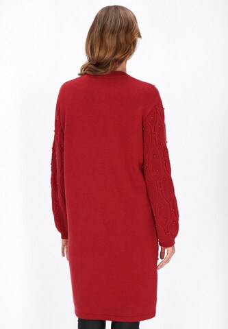 faina Knit cardigan in Red