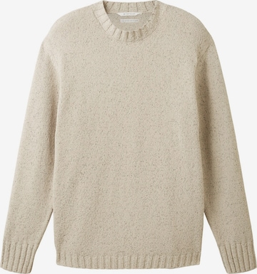 TOM TAILOR Sweater in Beige: front