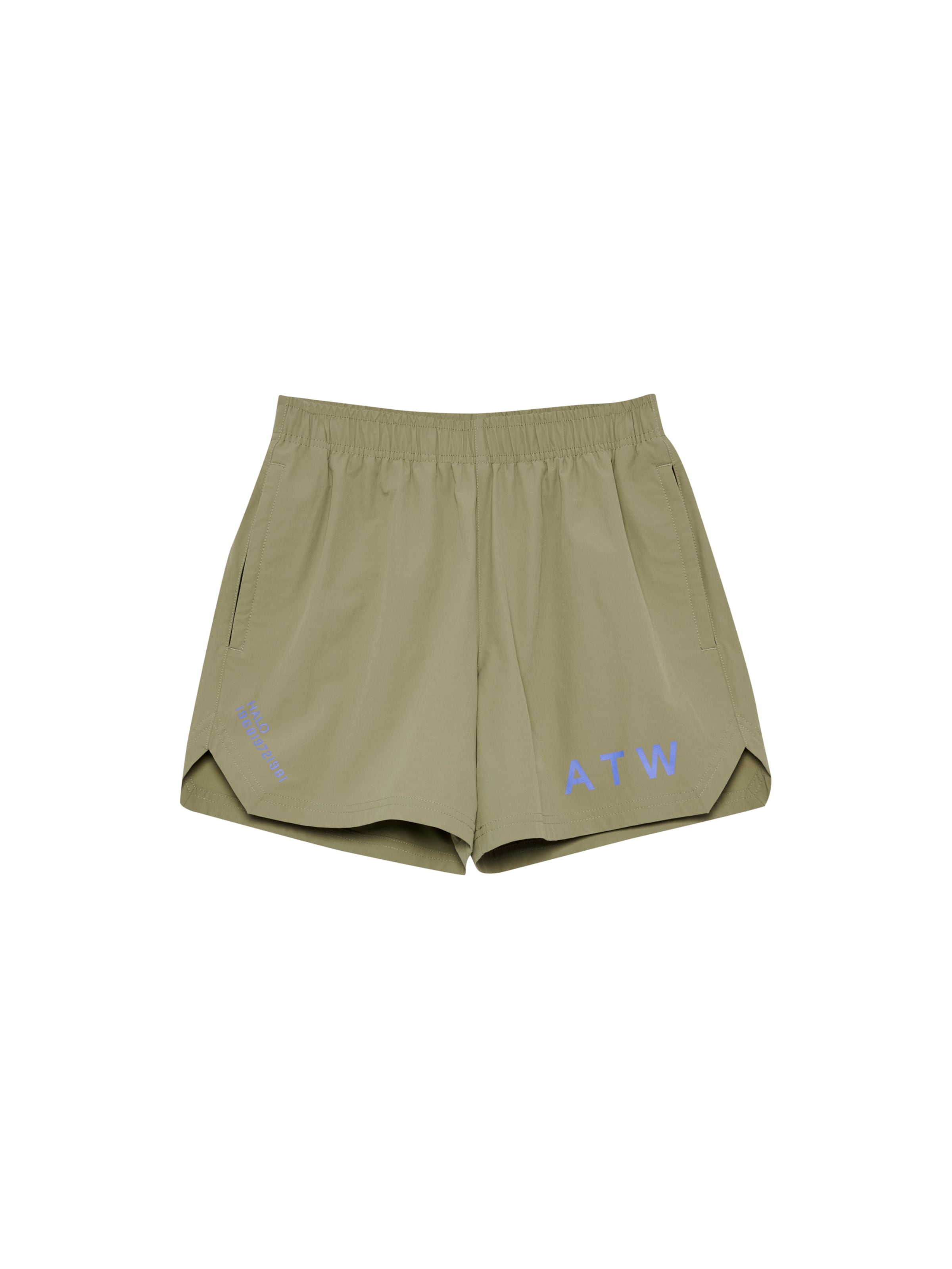 HALO Loosefit Broek in Groen: voorkant