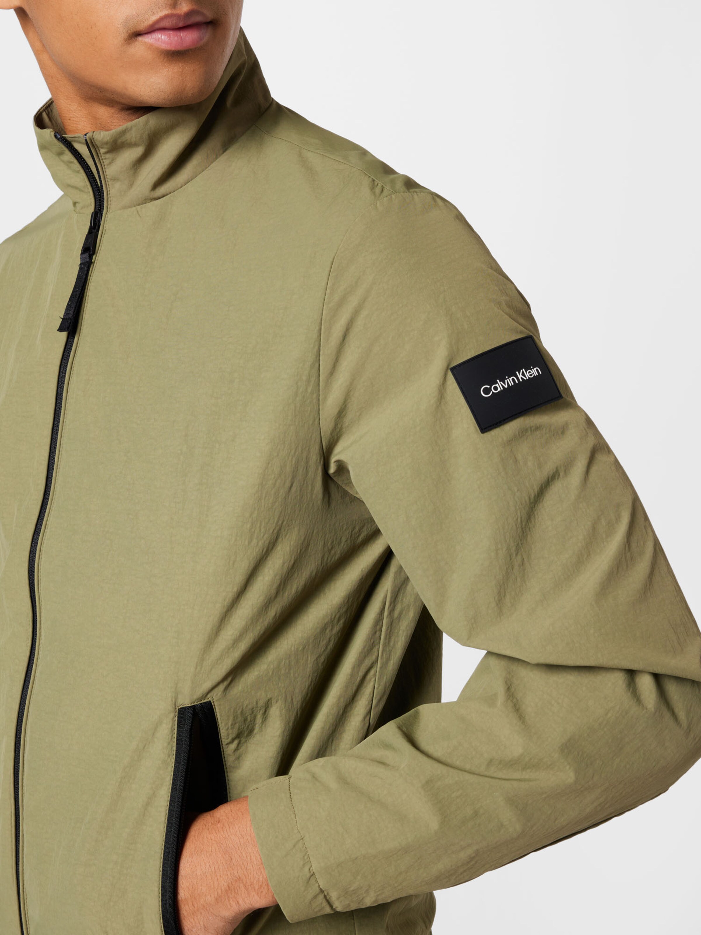 Männer Jacken Calvin Klein Übergangsjacke in Khaki - LQ15080 Männer Jacken Calvin Klein Übergangsjacke in Khaki - LQ15080