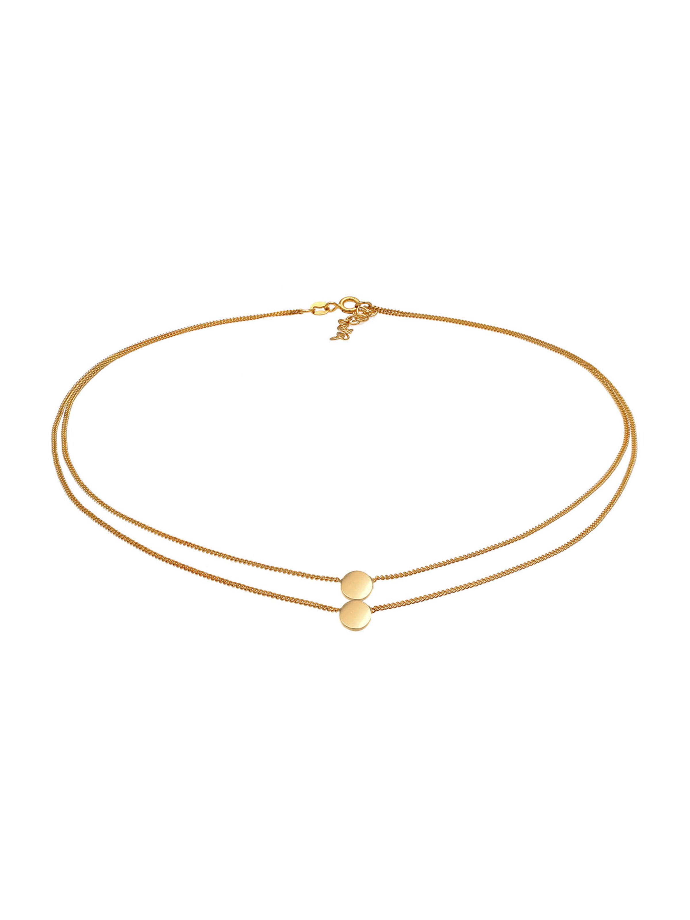 Lanțuri de la ELLI pe auriu: față