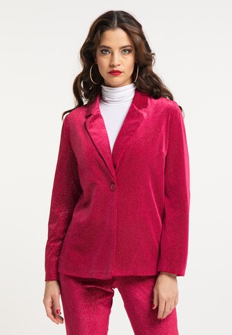 faina Blazer in Red: front