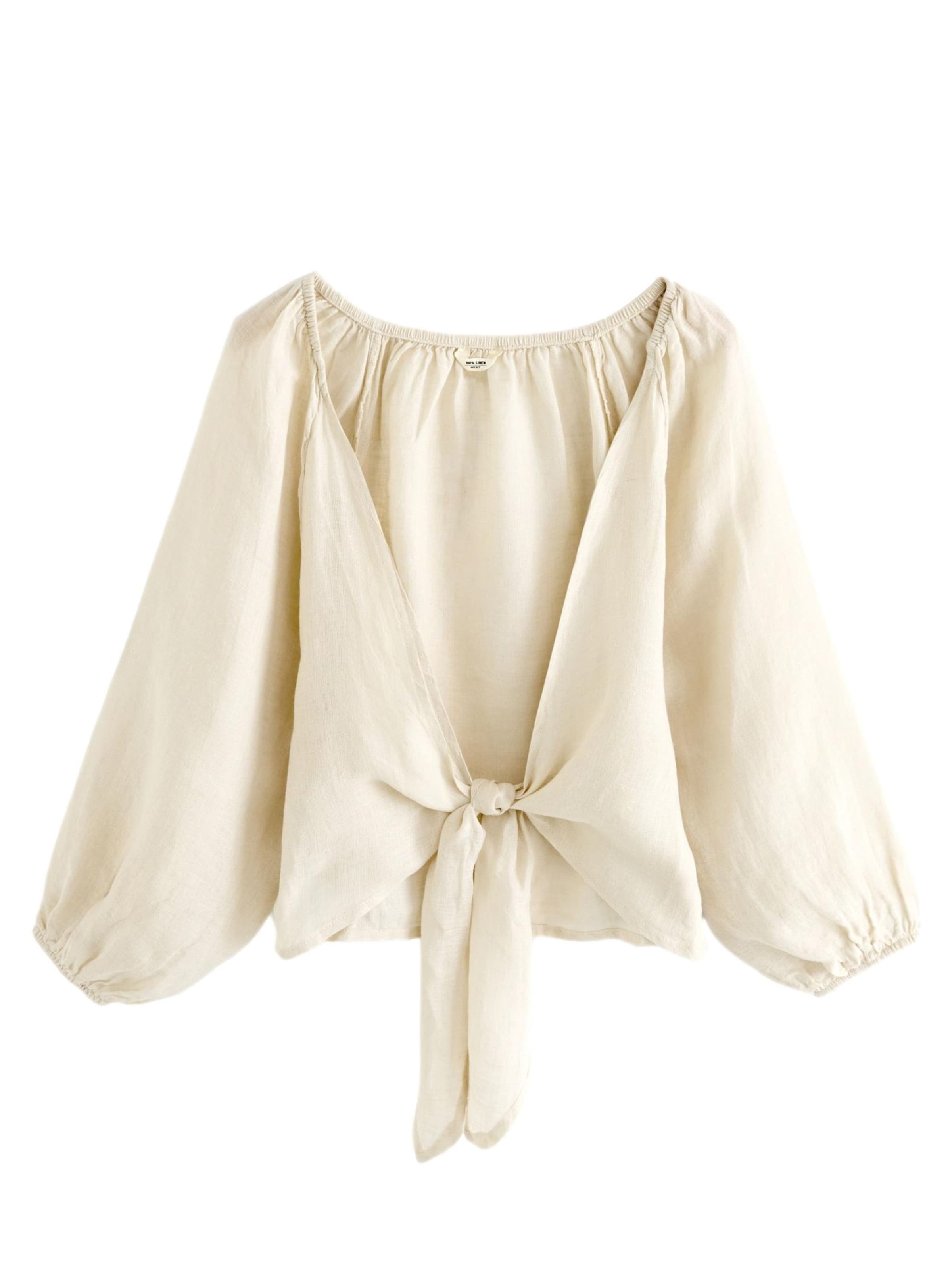 Next Блузка в Бежевый: спереди