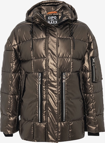 CIPO & BAXX Winterjas 'WM142' in Bruin: voorkant