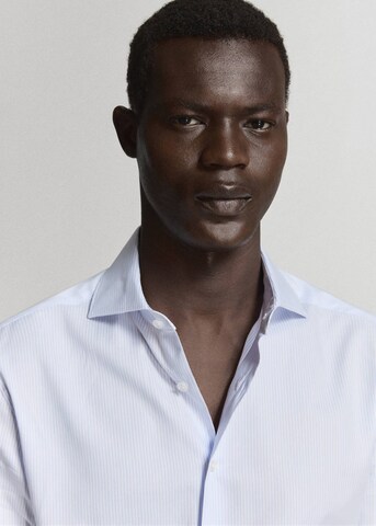 MANGO MAN Slim Fit Hemd 'Cadaques' in Blau