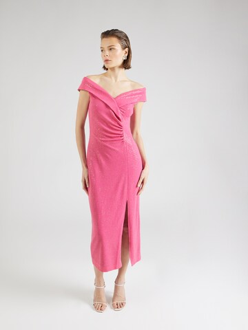 SWINGKoktel haljina - roza boja: prednji dio