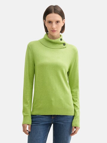 Pull-over TOM TAILOR en vert : devant