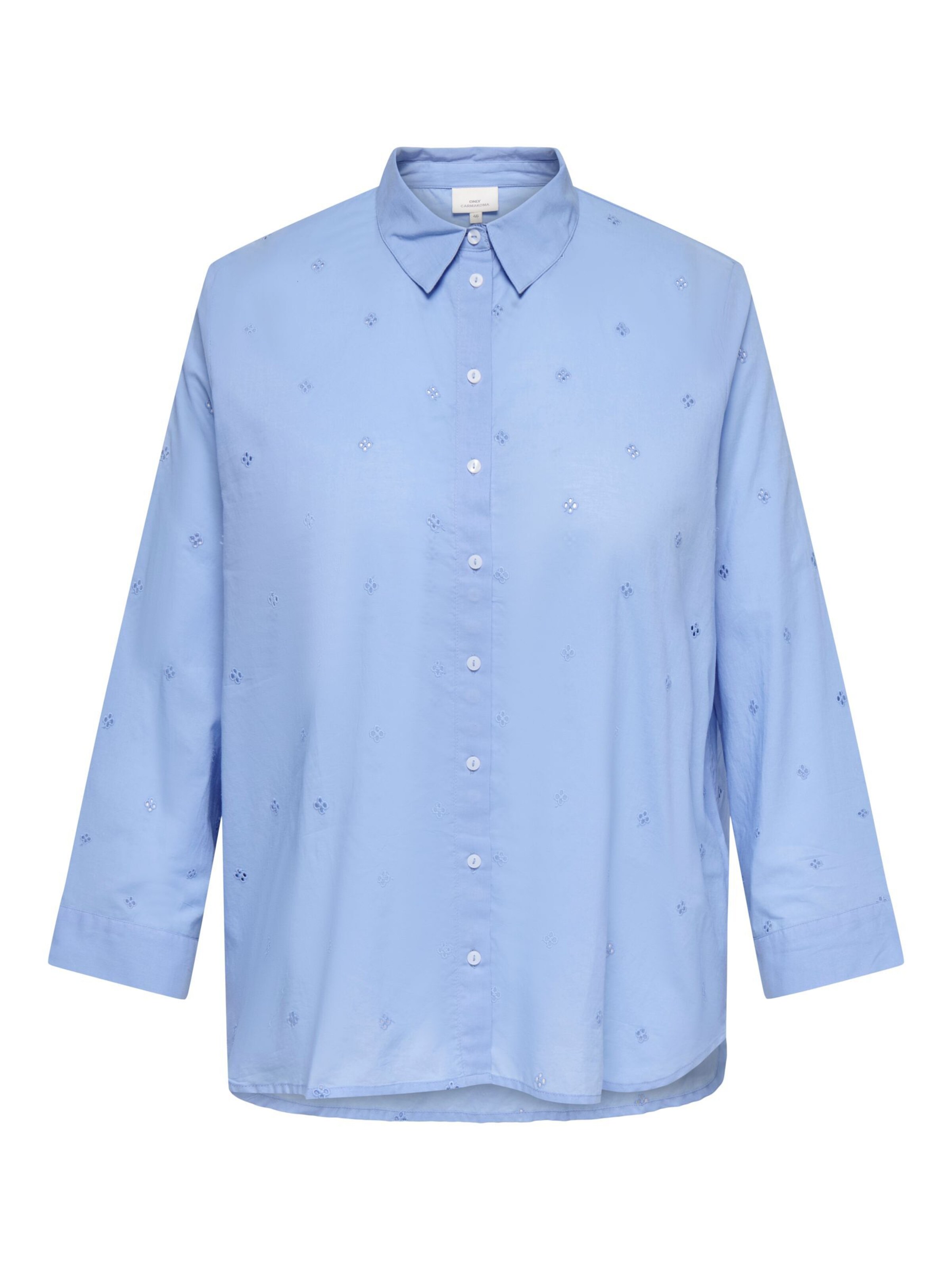 Chemisier 'CARNew' ONLY Carmakoma en bleu : devant