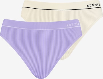 Slip 'Retro' Nur Die en violet : devant