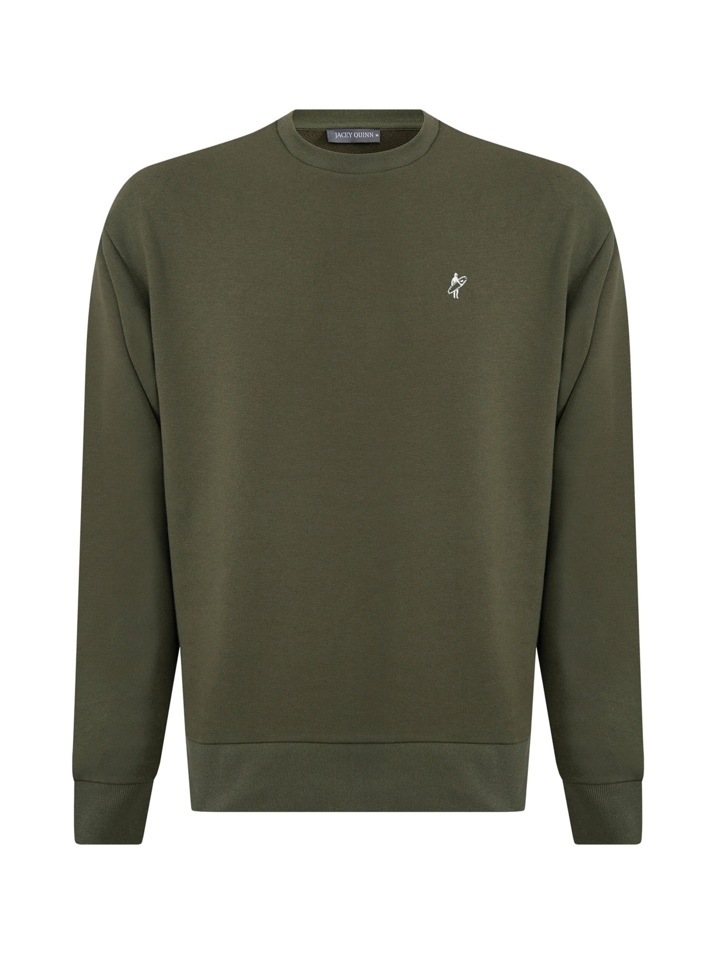 Jacey Quinn Sweatshirt i grön: framsida