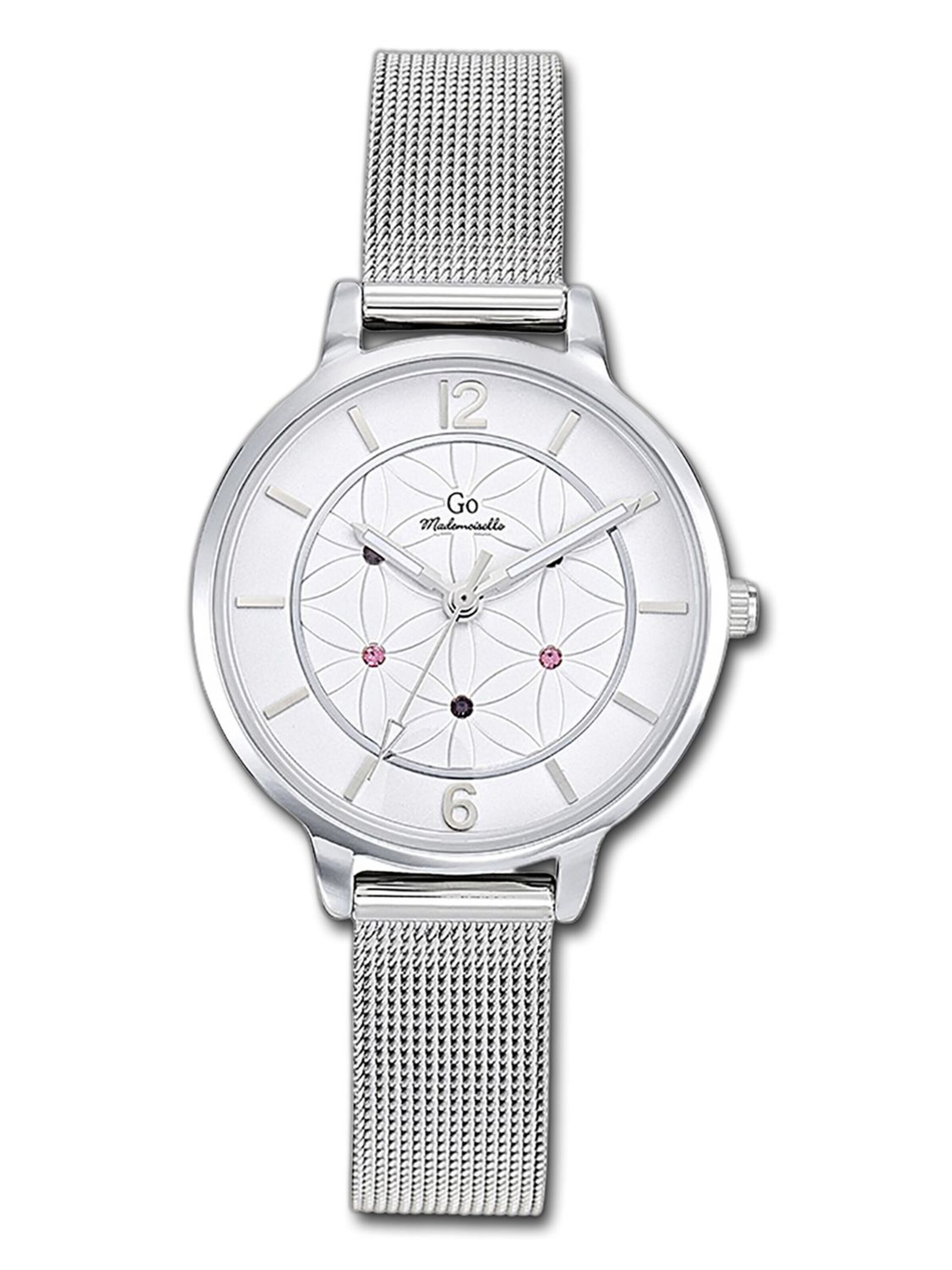 GO GirlOnly Analog watch in Silver: front