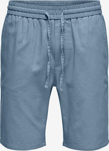 Pantalon 'Live' Only & Sons en bleu : devant