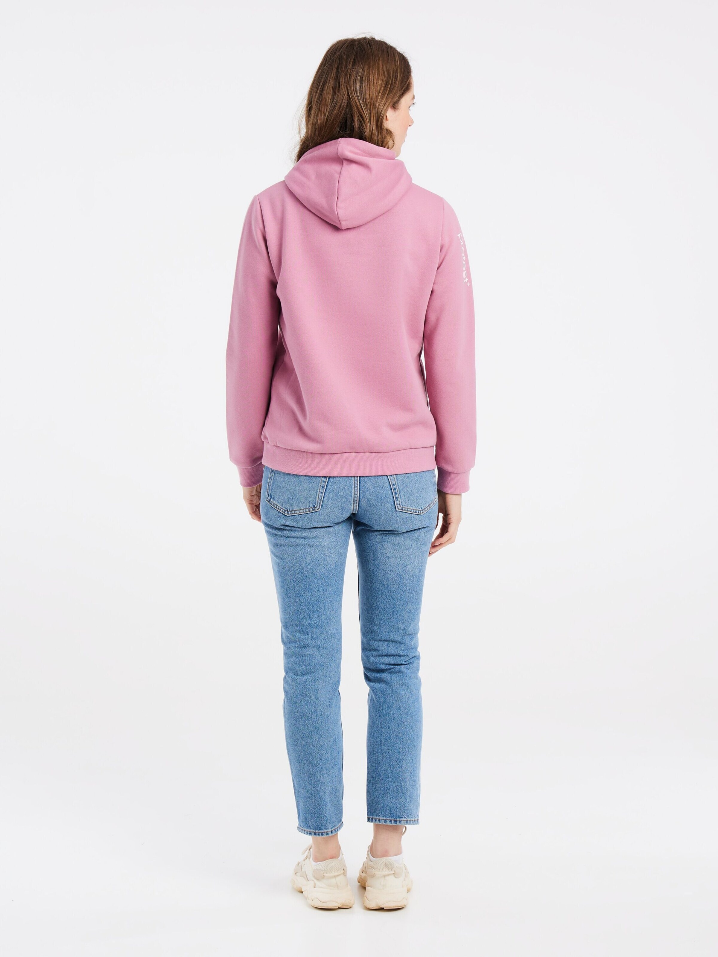 PROTEST Sweater 'CLASSIC LOGO HOODY' in Purple