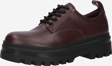 Calvin klein burgundy shoes discount