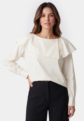 Usha - Blusa en beige: frente