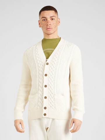 GAP Gebreid vest in Beige: voorkant